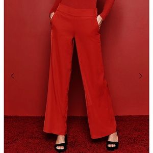 Summersalt Red Wide Leg Pants
